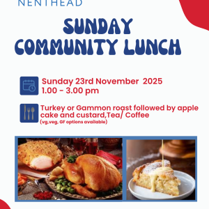 Sunday Community Lunch - 23rd November (1-3pm)
