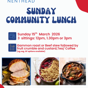 Community Sunday Lunch - 15th March 2026