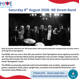 Saturday 8th August 2026 - NE Street Band