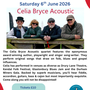 Celia Bryce Acoustic - Saturday 6th June 2026