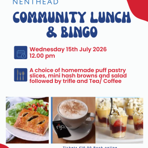 Community Lunch - Wednesday 15th July - 12pm