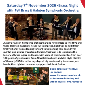 Saturday 7th November - Brass Night - 7pm
