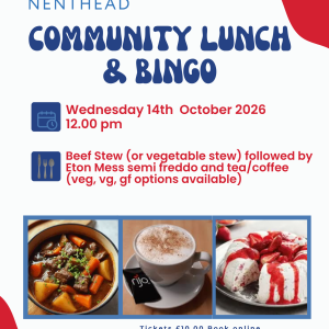 Wednesday 14th October - Community Lunch